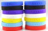 2015 China Factory customized silicone bracelet silicone band silicone wristband with embossed logo