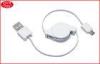 S Type Reel Retractable Micro USB Cable iPhone 5 5c 5s Sync Data cable