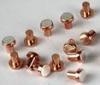 durable Circuit Breaker Bimetal Silver Contact Rivets / AgNi contact material