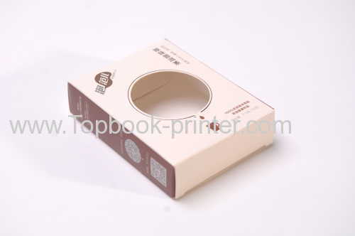 Excellent die cut tea spot UV gift box with window