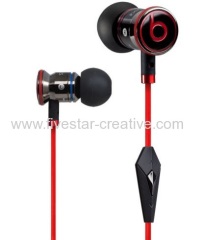 New Monster Beats by Dr.Dre iBeats In-Ear Noise-Isolating Headphones Earphones with ControlTalk Black Aluminium