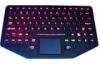 Backlight 89keys Silicone Industrial Keyboard Sealed With USB or PS2 Interface
