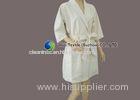 Nylon Short Women Microfiber Robe with Terry Lining , Chenille Bathrobes