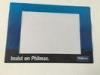 Photo Insert Hard Rubber Pads Pvc , Desk Window Counter Mat