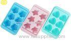 Colorful Bricks FDA Silicone Ice Cube Tray , Square Ice Tray Mold