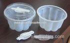 250ml Clear Dessert Disposable Ice Cream Cups For Salad 5.5cm