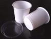 White Disposable Dessert Cups For Salad 40 Degrees 450ml 15oz