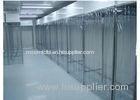 Stainless Steel Class 100 Clean Room With PVC Plastic Curtain 0.3-0.6m/s