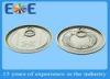 Aluminum 73mm Food Can Easy Open Can Lids With Epoxy Phenolic Lacquer