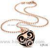 Beautiful Trendy Women Rose Gold Plated Pendant of 925 Sterling Silver