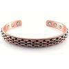 316 Stainless Steel Bangle Bracelet Magnetic Copper Cuff Bracelet For Health
