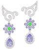 Luxury Stylish Earrings Multicolor Crystal Drop Earrings For Women Design
