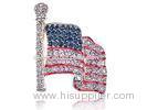 Decorative Fashionable National Flag Costume Brooch Trendy Fashion Jewelry