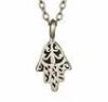 Unique Design Hamsa Hand Jewelry Vinatge Black Enamel Fatima Hand Pendant