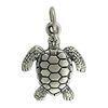 Unique Beautiful Antique Silver Original Sea Turtle Pendant for Children Boy