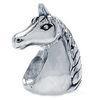 Antique Silver Animal Themed Jewelry 925 Silver Horse Head Pendant