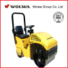 WOLWA Brand 1ton small road roller walking road roller with hydraulic drive and hydraulic steer for sale