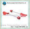 Red Plastic Shoe Stretcher With Spring Adjustable To Cover Wide Range Shoe Size