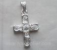 Interchangeable Men Religous Cross Hawaiian Jewelry Pendants of 925 Silver