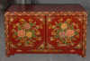 Tibetan painted cabinet 2 doors