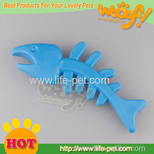 rubber fish dog toy