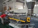 PET, PE flakes Parallel twin - screw Plastic Granulating Machine / pelleting Machines