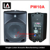 10inch high quality portable full range passive/active plastic speaker box