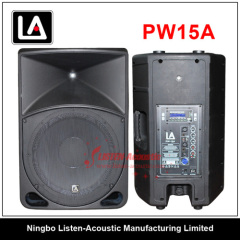 15'' Full Range Pro Audio Passive / Active Plastic Speaker PW15 / 15A