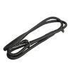 6 Ft Nylon Braided Dog Leash Rope Black With Spliced In Control Handle