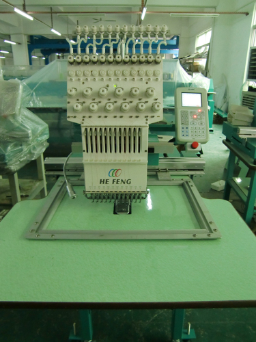 single head computerized embroidery machine for cap & t-shirt