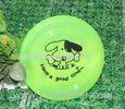 Plastic Frisbee pet dog toys green color Funny and lovely