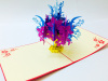 Vase of flower 2 pop up 3D card