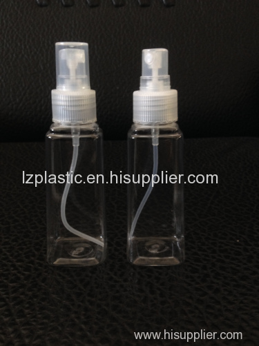 100ml square plastic sprayer bottle