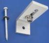 L Foot Solar Roof Mounting Systems With Frameless / Framed Solar Panel