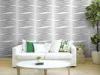 Fashion Modern Textured 3D Wall Decor Panels / 3 Dimensional Wallpaper Heat-proof