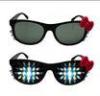 Firework Plastic Diffraction Glasses , Hello Kitty Rainbow Glasses