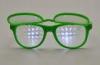 Double Effect Plastic Diffraction Glasses Flip Up Style For Decoration