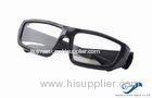 Cheap Plastic Reald 3D Polarized Glasses With Black Color For Cinema Using