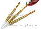 42.0mm x 7.2mm Soft Tip Brass Dart Barrels 18 Gram With Aluminum Shaft / Dart Flight