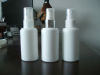 75ml hdpe round/cylinder plastic white cosmetic spray bottle