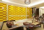 Empaistic 3D Home Decal Natural Fiber Wallpaper , Modern Colored 3D Wall Sticker