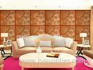 Real Leather 3D Living Room Wallpaper Royal Luxurious Wall Decal Panels with 3D Effect