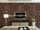 Home Decoration Leather Wall Tiles Modern 3D Wall Panels Customized Size and Color