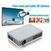 Portable 1080P DLP LED Mini Projector WiFi 500 Ansi Lumens with 3D