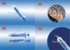 Single Loss Of Resistance latex free Syringe With Luer Slip / Luer Lock