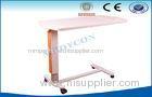 Removable ABS Medical Trolley Cart , Hospital ICU Over Bed Table