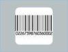 RF Security label , Square Barcode Security Labels , 5*5 Pharmacy EAS Labels