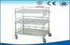 Stainless Steel Trolleys Medical Multi-Purpose 3 Tier For Home