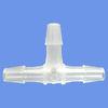 Straight Tee Plastic Joint With PP or PVDF For Tube Connect , Plastic T Connector