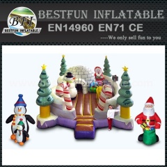 Happy Christmas Inflatable Bouncer House